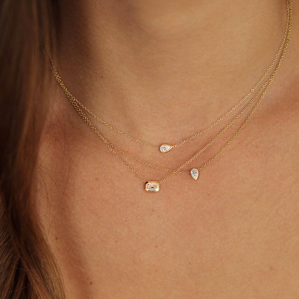 1/2/5 Carat D Colo Moissanite Pendant Necklace for Women Lab Diamond  Moissanita 100% 925 Sterling Silver Neck Chain Jewelry GRA